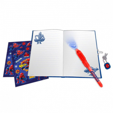 Set Jurnal cu stilou Magic Spiderman , 3+ani [1]