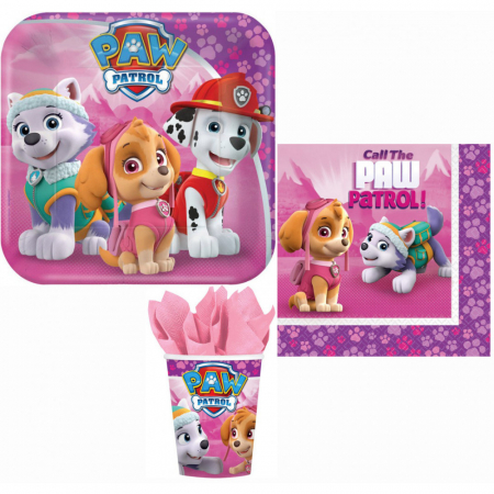 Decoration - Paw Patrol party set 36 pieces, ECO cartoon, Multicolour