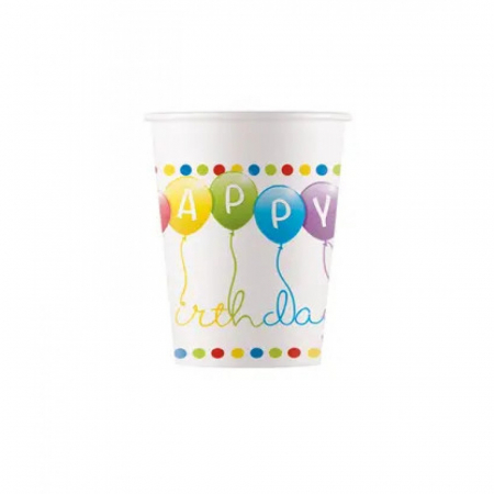 Set vesela unica folosinta tematica Happy Birthday Streamers 36 Piese [3]