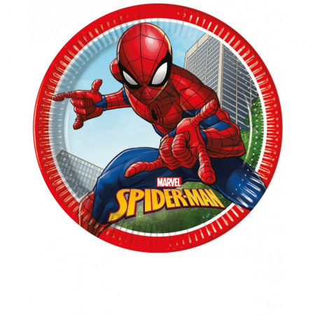 Set vesela unica folosinta tematica  Spiderman Crime Fighter 36 Piese [1]