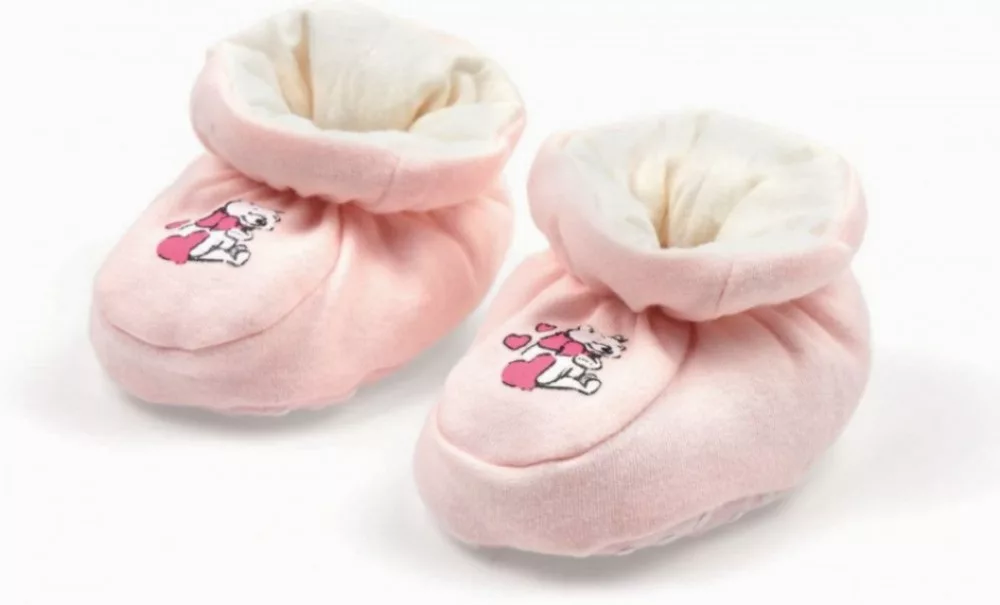Bebe Fashion - Botosi caldurosi pentru bebelusi Winnie the Pooh Disney Baby, Roz