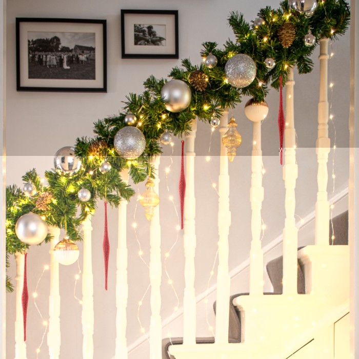 Instalatie Craciun Tip Turturi, IP44, 20 m, 572 Led-uri, Alb cald, 8 jocuri de lumini, 31V, Telecomanda inclusa, Interconectabila, Prelungitor 3 m inclus, Fir Cupru, Flippy, Interior/Exterior [3]