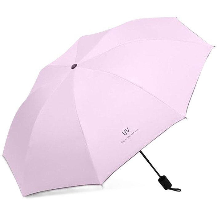 Pelerine, Umbrele si Accesorii - Umbrela , Protectie UV Soare, Protectie Ploaie, Pliabila, din Vinil si Otel, 96 x 67 cm, Roz