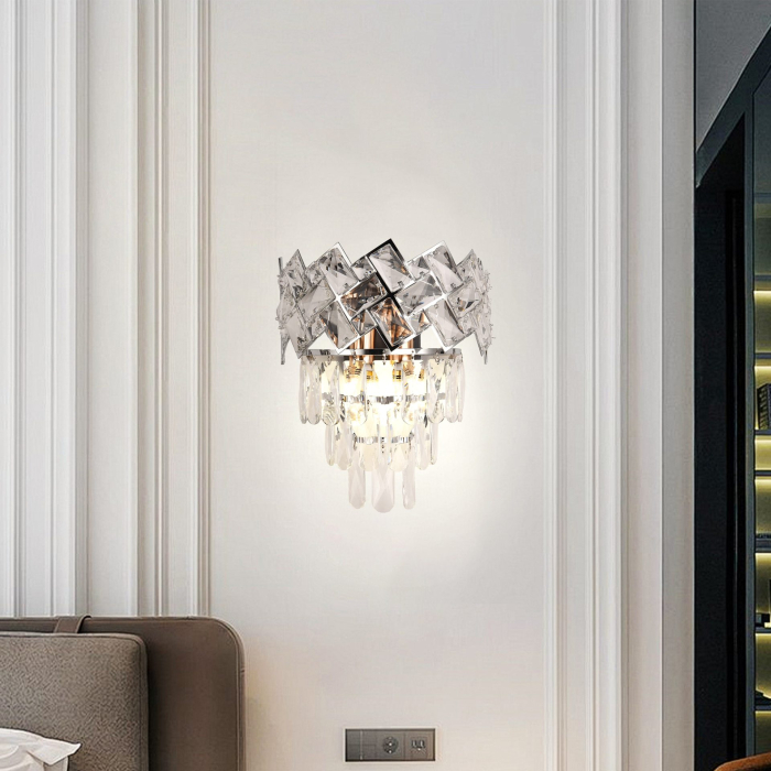 Aplica Cristal WINDSOR, 2x E14, Crom Lucios [14]