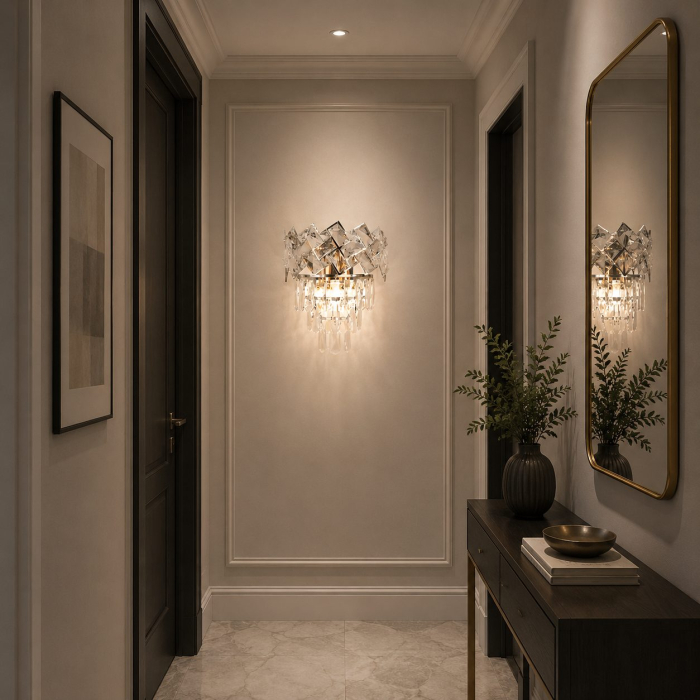 Aplica Cristal WINDSOR, 2x E14, Crom Lucios [13]