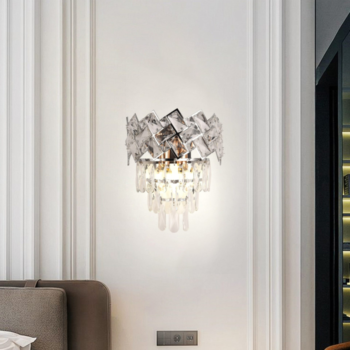 Aplica Cristal WINDSOR, 2x E14, Crom Lucios [9]
