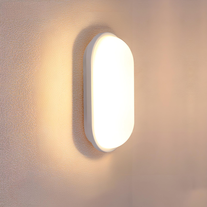 Aplica LED de Exterior AX320/218WH, Lumina Calda 3000K, IP65, Alb, Metal [7]