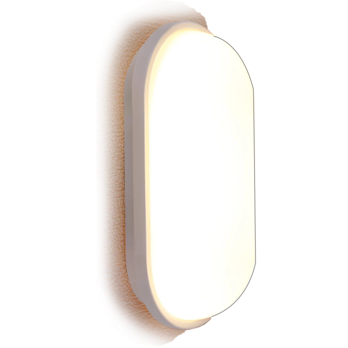 Aplica LED de Exterior AX320/218WH, Lumina Calda 3000K, IP65, Alb, Metal [13]