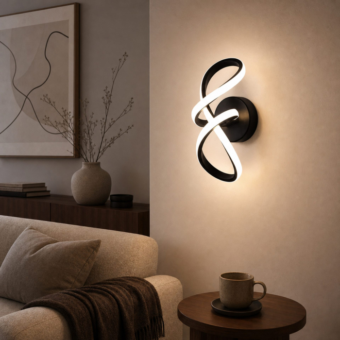 Aplica LED Isaura 23W Alb Negru [7]