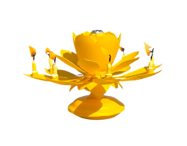 Artificii muzicală pentru tort Tom & Jerry, floare magică, interior [2]