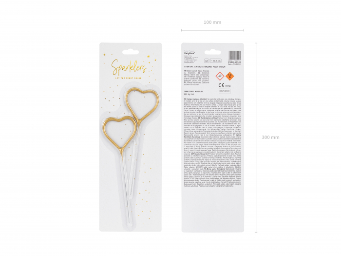 Artificii Sparklers Inima Aurii Set 2 BUC [2]