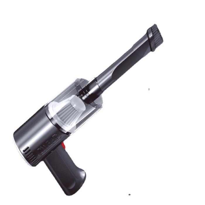 Aspirator Portabil Auto, Flippy, Tip Pistol K7A, Pentru Casa si Masina, Cablu Auto, 36 x 17 cm, Negru [15]