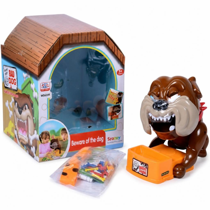 Atentie, Caine Rau! Joc Interactiv Cu Bulldog Si Accesorii Pentru Copii, Jucarie Amuzanta Cu Mecanism Surpriza Si Reactie Rapida, Joc De Masa Cu Suspans Pentru Familie Si Prieteni, Jucarie Distractiva [14]
