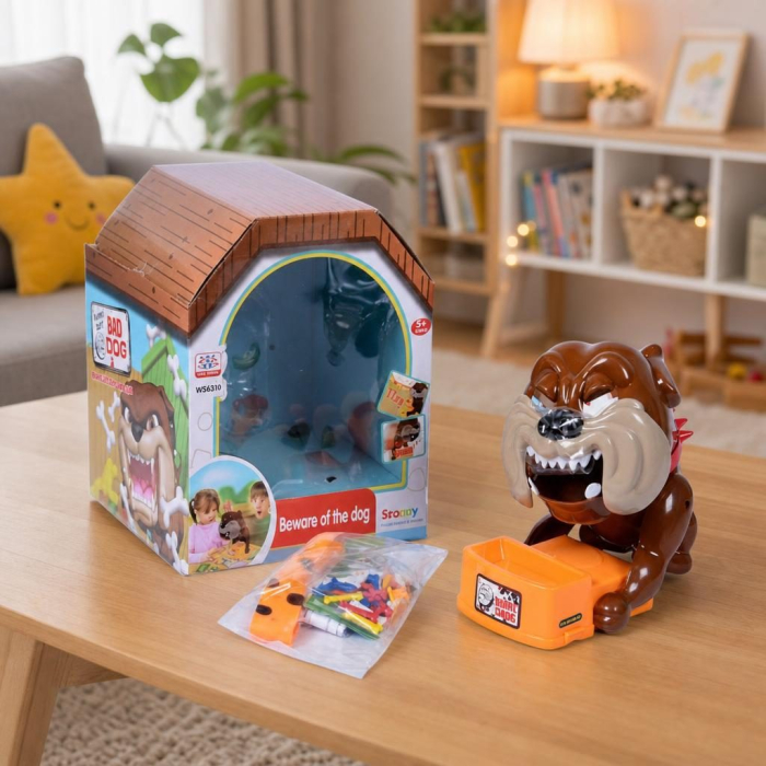 Atentie, Caine Rau! Joc Interactiv Cu Bulldog Si Accesorii Pentru Copii, Jucarie Amuzanta Cu Mecanism Surpriza Si Reactie Rapida, Joc De Masa Cu Suspans Pentru Familie Si Prieteni, Jucarie Distractiva [13]