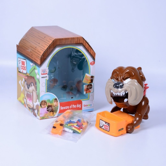 Atentie, Caine Rau! Joc Interactiv Cu Bulldog Si Accesorii Pentru Copii, Jucarie Amuzanta Cu Mecanism Surpriza Si Reactie Rapida, Joc De Masa Cu Suspans Pentru Familie Si Prieteni, Jucarie Distractiva [9]