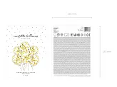 Baloane confetti - cercuri, 30cm, aurii [2]
