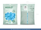 Baloane Eco 30cm Pastel, Albastru [2]