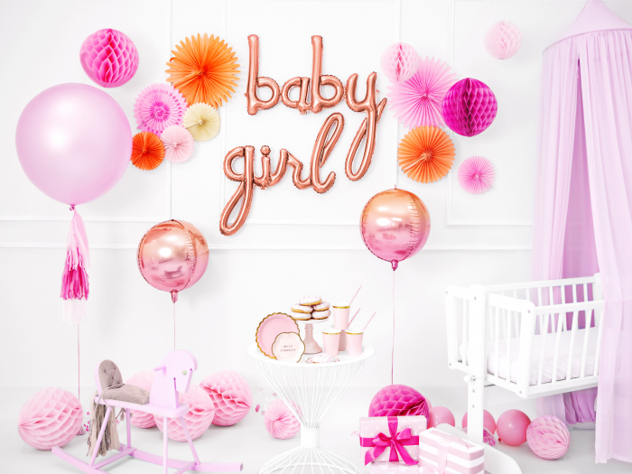 Balon folie Baby, rose gold, 73.5x75.5cm (1 buc.) [3]