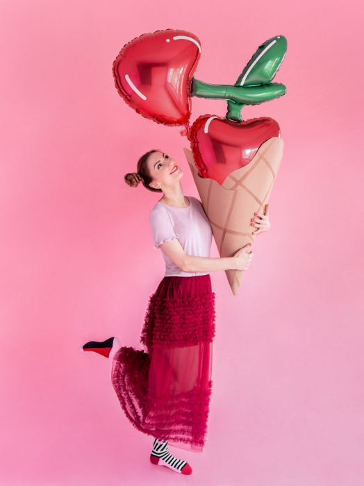 Balon din folie Cireșe , 88x73 cm [3]