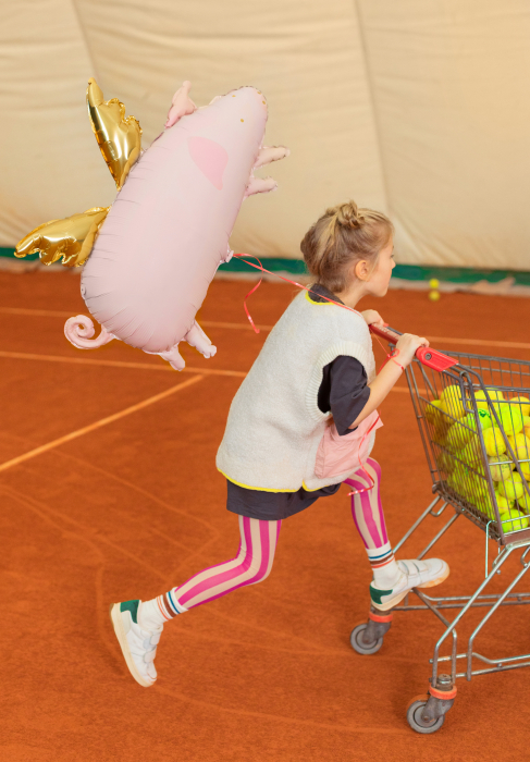 Balon din folie in forma de Porcusor zburator 72 cm [2]