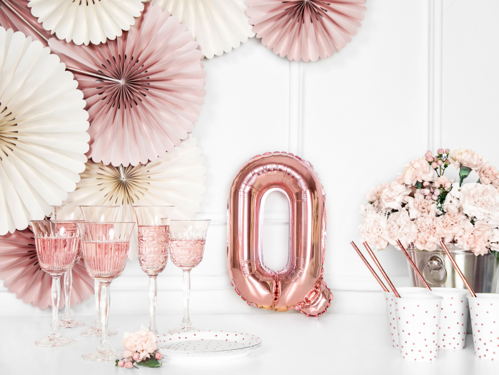 Balon folie Litera ''Q'', 35cm, rose gold (1 buc.) [3]