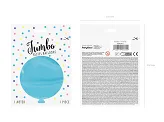 Balon rotund 1m, albastru pastel [2]