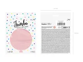 Balon rotund 1m, roz pal pastel [2]