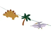 Banner cu dinozauri La mulți ani, 3 m, mix [2]