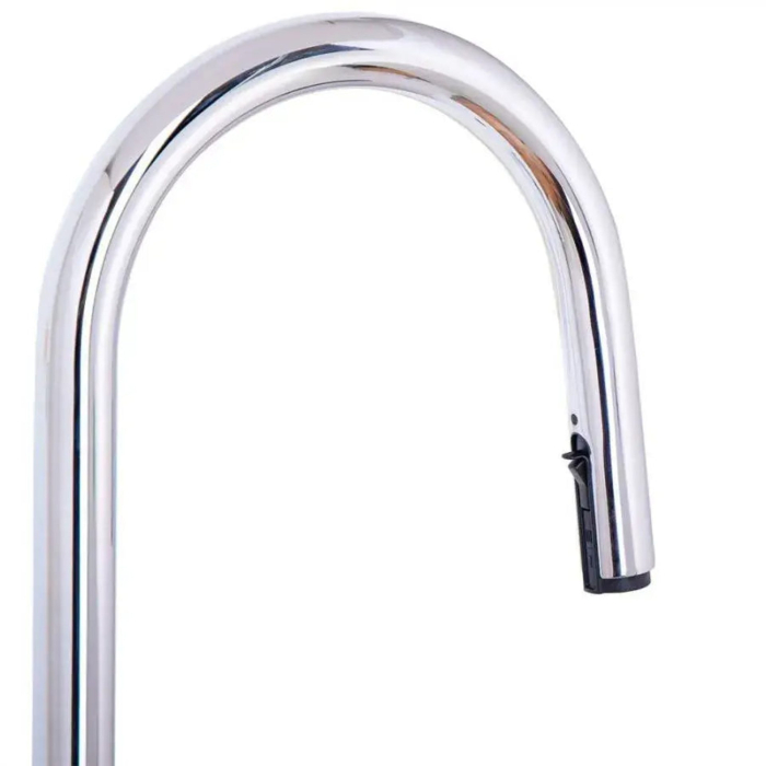 Baterie Bucatarie cu Dus Extractabil, Inox SUS304, Crom, FJ5543 [5]