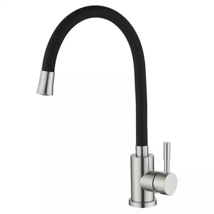Baterie de Bucatarie cu Pipa Flexibila, Inox SUS304, Satinat, CF025B [2]