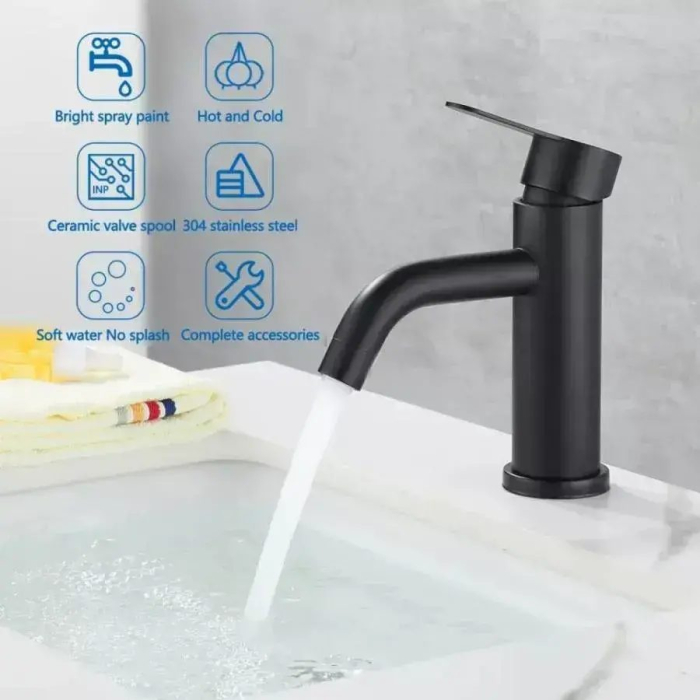 Baterie Lavoar, Inox SUS304, Negru, HS/LY007 [3]