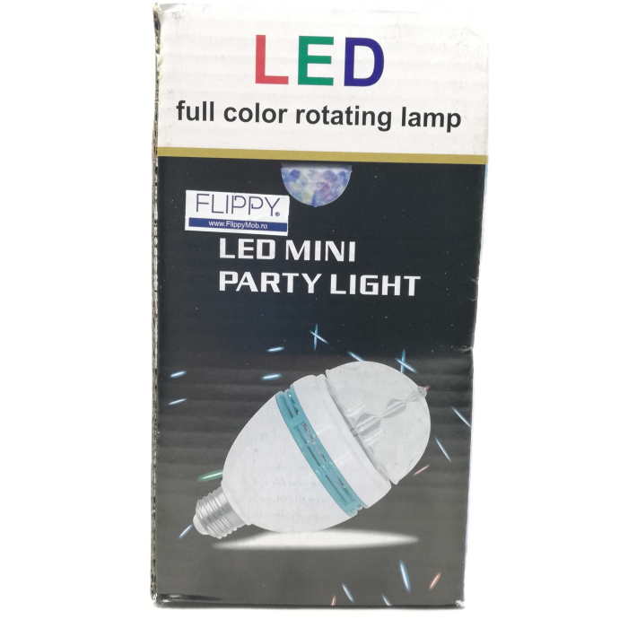 Bec Rotativ pentru Interior LED 3W Multicolor [4]