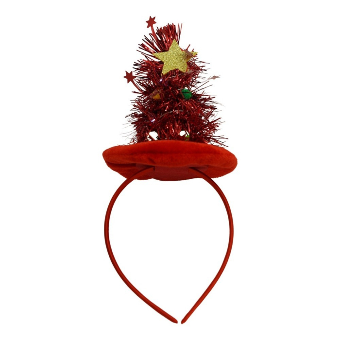 Bentita/cerc brad de Craciun, culoare rosie, marime standard, Flippy [1]