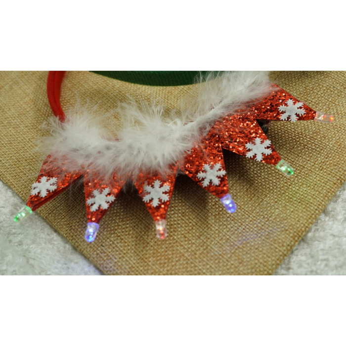 Bentita/cerc de Craciun, culoare rosie, marime standard, Flippy [4]