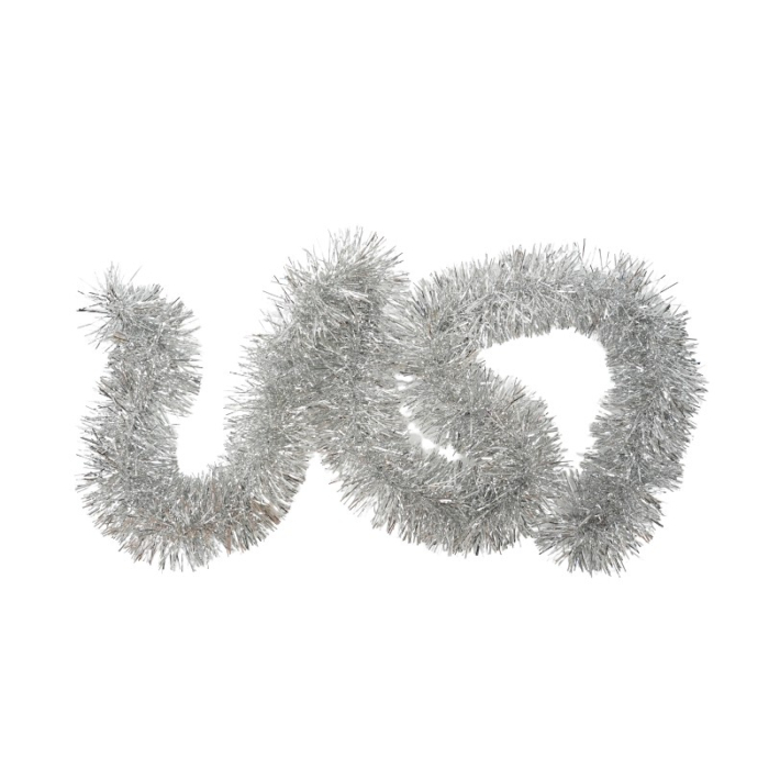 Beteala Craciun, Flippy, argintiu, marimea: 2 m x 11 cm material:folie PVC, interior/exterior [1]