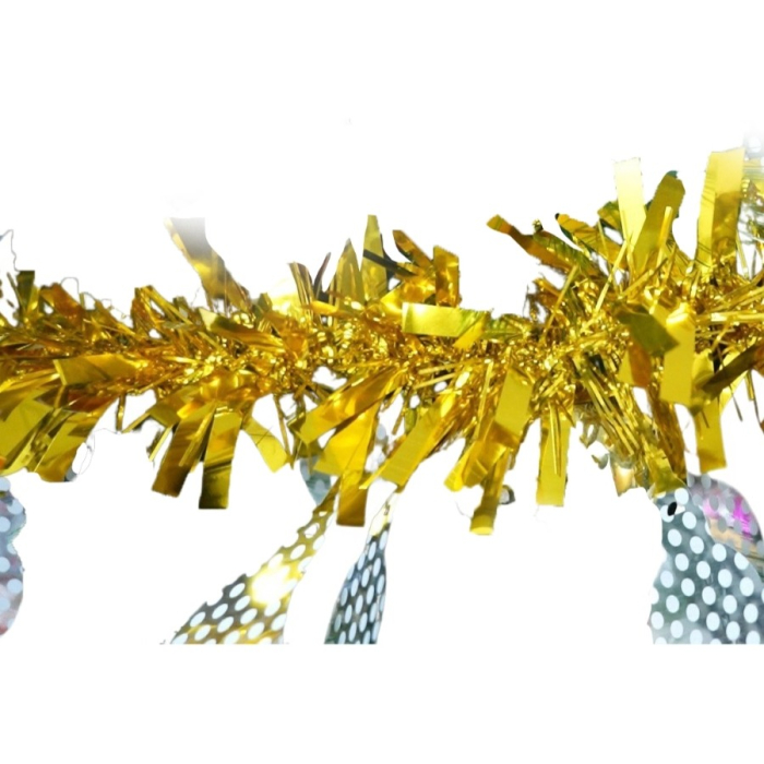 Beteala Craciun, Flippy, auriu, marimea:  2 m x 11 cm x 9 cm material:folie PVC, interior/exterior [1]