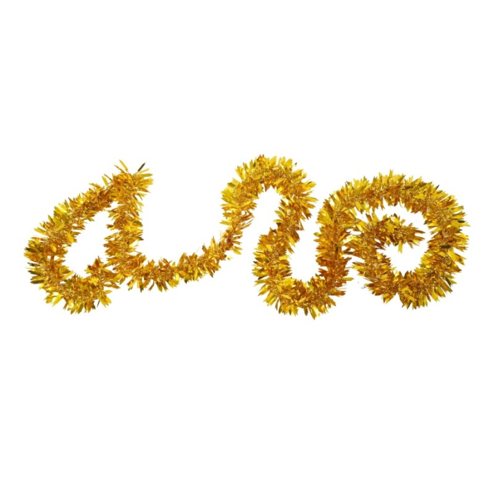 Beteala Craciun, Flippy, auriu, marimea:  2 m x 6.5 cm material:folie PVC, interior/exterior [1]