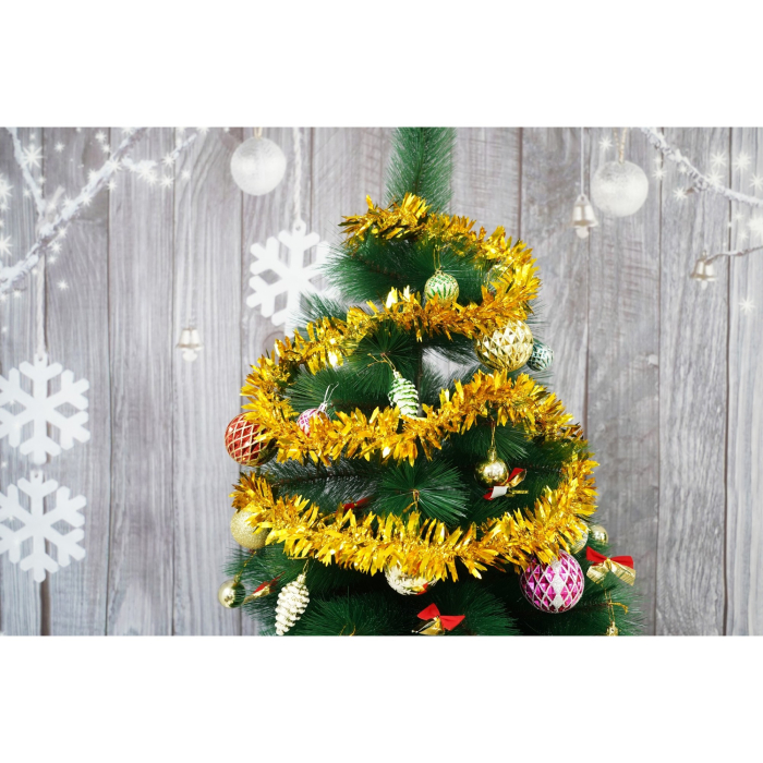 Beteala Craciun, Flippy, auriu, marimea:  2 m x 6.5 cm material:folie PVC, interior/exterior [2]