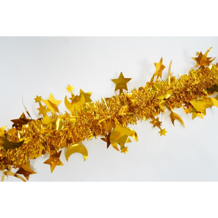 Beteala Craciun, Flippy, auriu, marimea: 2 m x 9 cm x 5 cm material:folie PVC, interior/exterior [7]