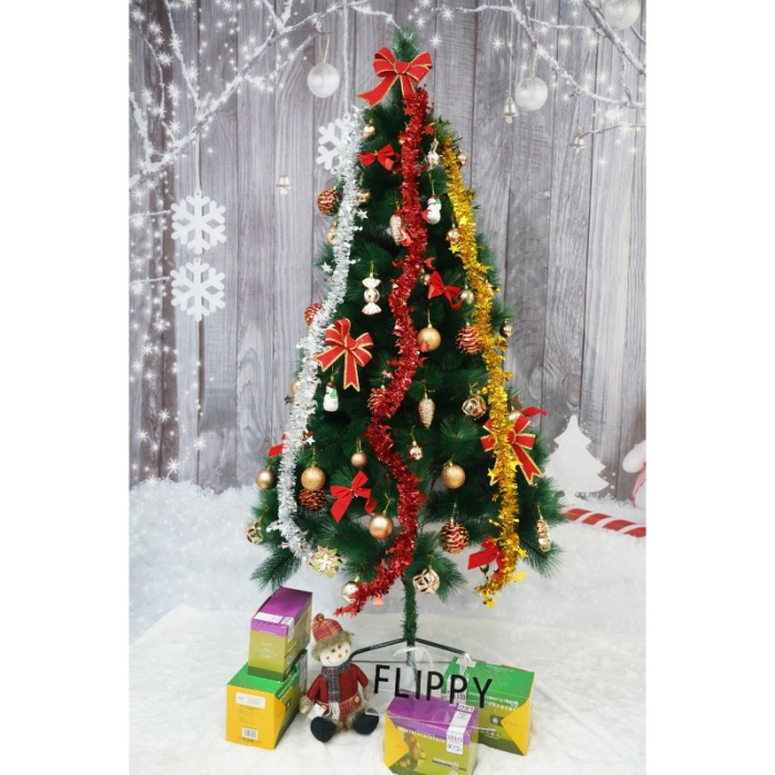 Beteala Craciun, Flippy, auriu, marimea: 2 m x 9 cm x 5 cm material:folie PVC, interior/exterior [11]