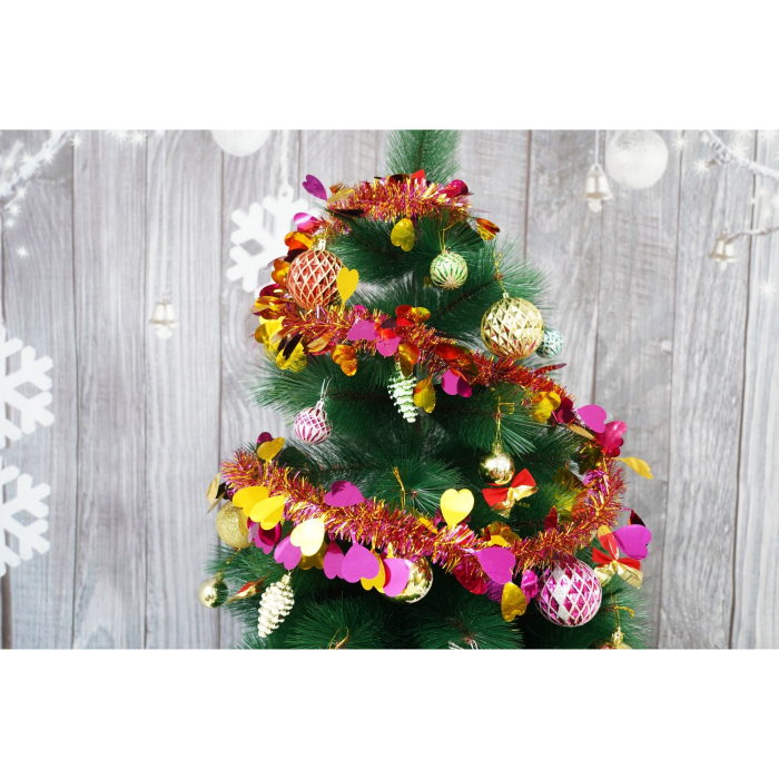 Beteala Craciun, Flippy, auriu, marimea: 2 m x 9 cm x 9 cm material:folie PVC, interior/exterior [2]