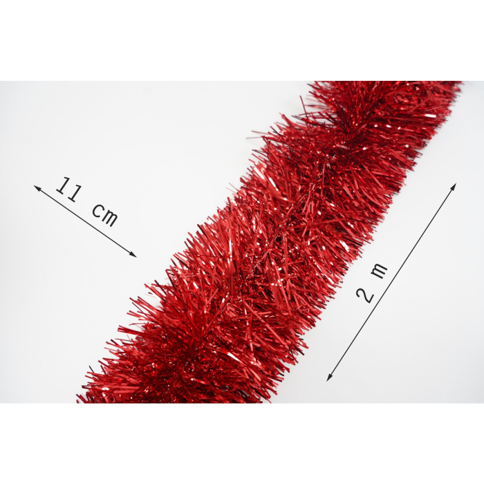 Beteala Craciun, Flippy, roșu, marimea: 2 m x 11 cm material:folie PVC, interior/exterior [6]