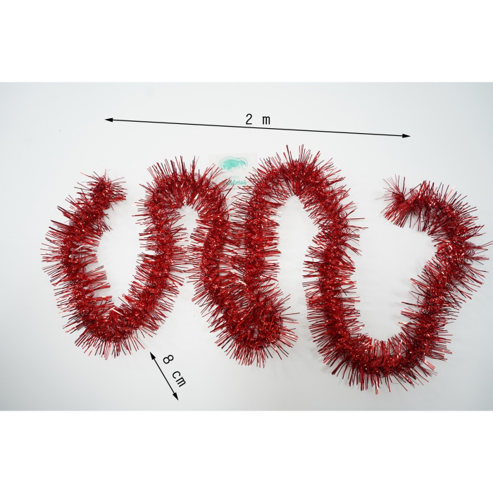 Beteala Craciun, Flippy, roșu, marimea: 2 m x 8 cm material:folie PVC, interior/exterior [6]