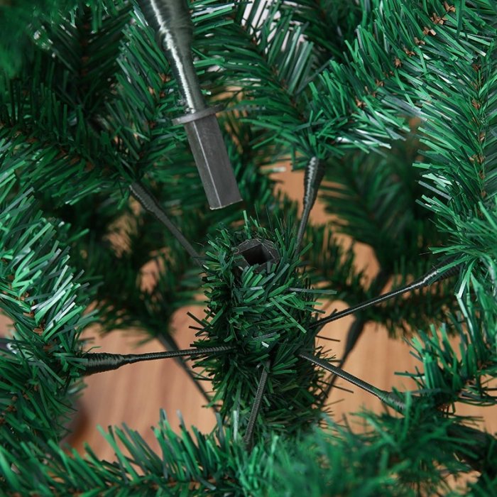 Brad Artificial de Craciun 2.4 m Verde cu Suport Plastic Inclus [7]