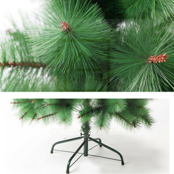 Brad Artificial de Craciun Flippy® Tip Pin, 1.5 m, 150 Ramuri, Cetina Verde, Ace 3D cu Suport Metalic Inclus [5]