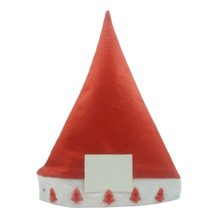 Caciulita de Mos Craciun,Flippy, cu braduti si led, rosie, marime universala, poliester [1]