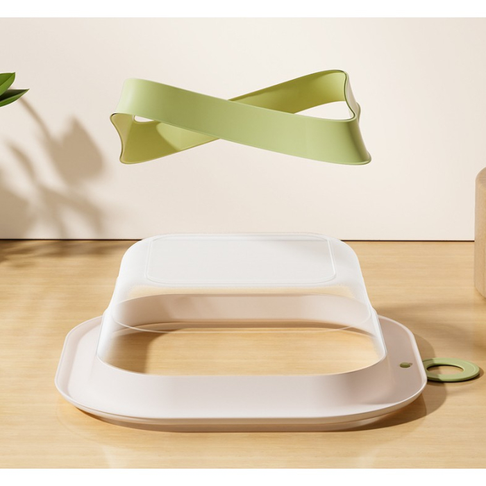 Cada Pliabila pentru Baie pentru Copii , Cadita pentru Bebelusi, Model Patrat pentru Fundulet, Verde, 30x30x3.5 cm, 3.5 L [8]