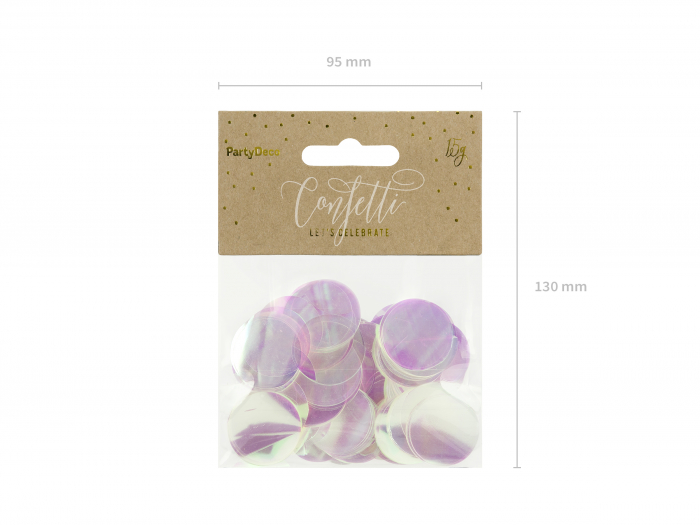 Cercuri de confetti, iridescent, 15g [3]
