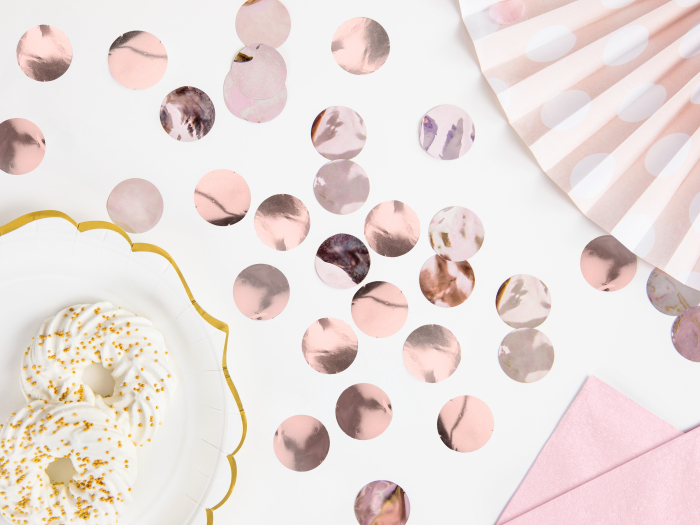 Cercuri de confetti, Rose Gold, 15g [3]