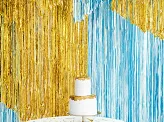 Cortină de petrecere, aurie, 90 x 250 cm [3]